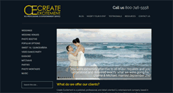 Desktop Screenshot of createexcitement.com